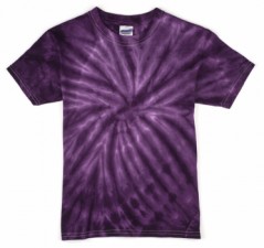 Spider Purple| Kids Tie Dye T-Shirt
