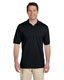 Black Adult Jersey Knit Polo