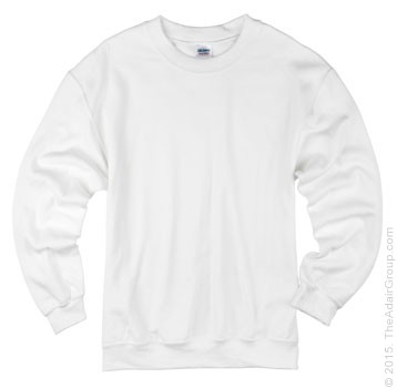 Adult Crewneck Sweatshirt - White