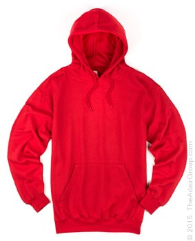 Red Adult Pullover Hoodie