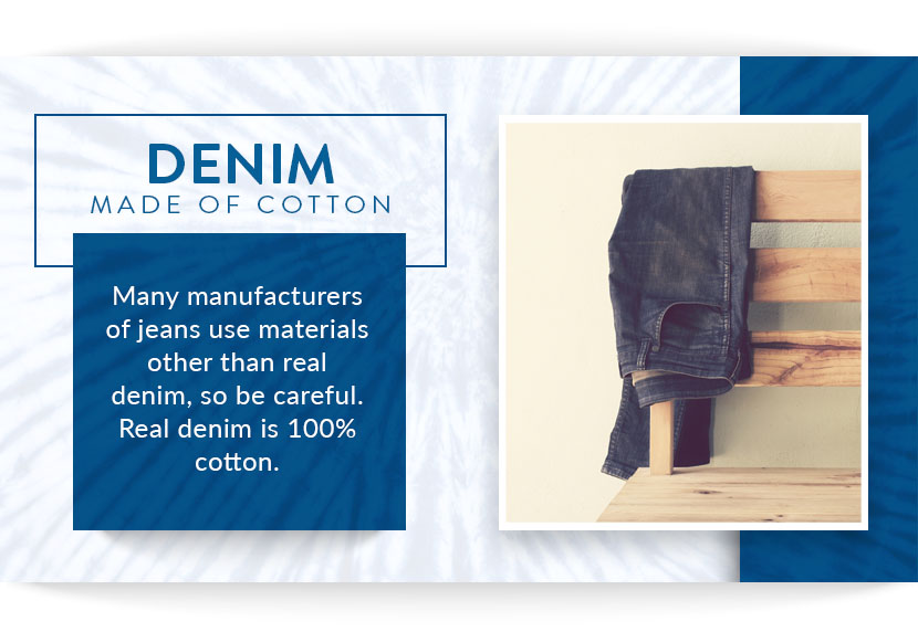 denim made of cotton