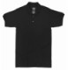 Black Adult Jersey Knit Polo