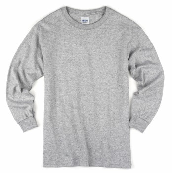 Sport Grey Adult Long Sleeve T