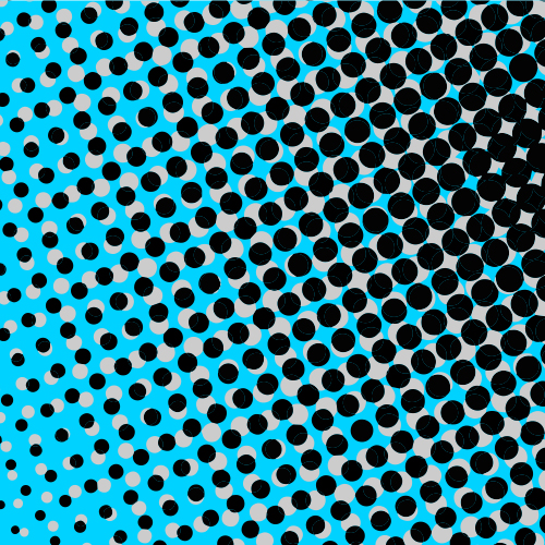 halftone pop dots layers