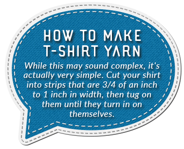 how to t shirt yarn