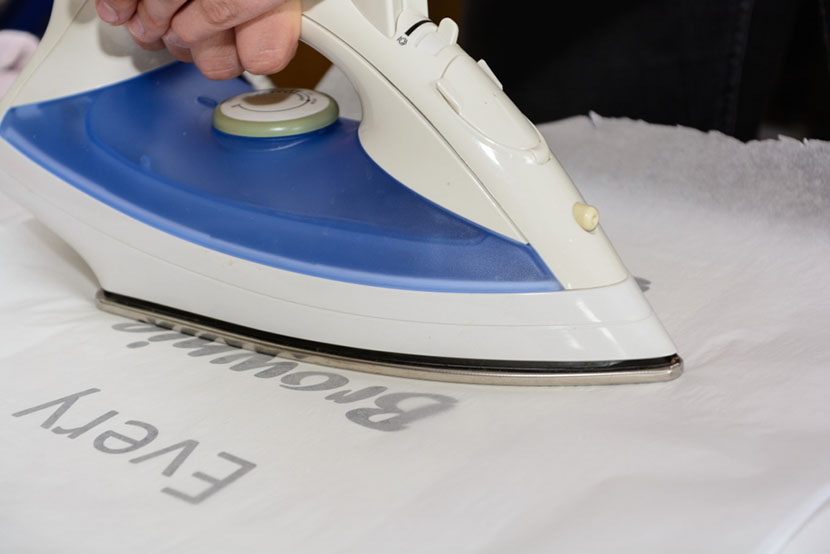 ironing shirt heat transfer