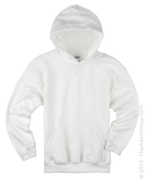 White Kids Pullover Hood