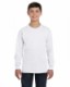 White| Kids Long Sleeve T