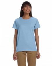 Light Blue|Ladies Relaxed Fit Tee