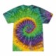 Mardi Gras Adult Tie Dye T-Shirt