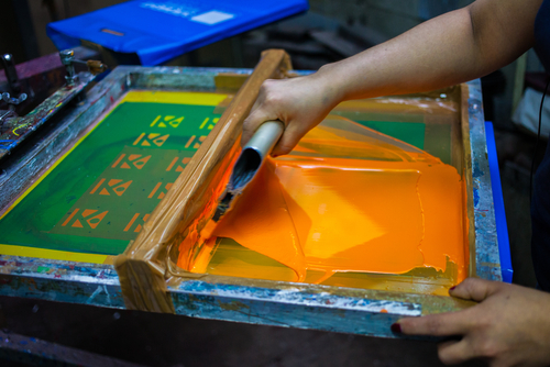 press silk screen printing