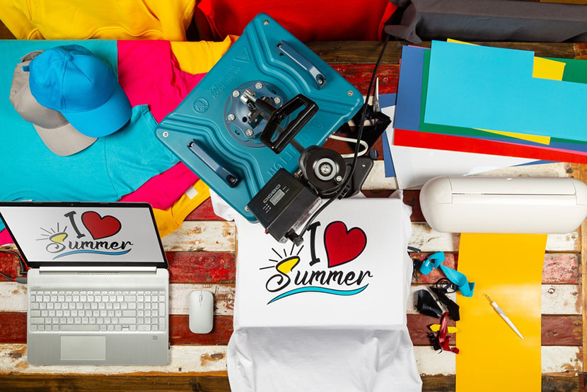 shirt printer and supplies