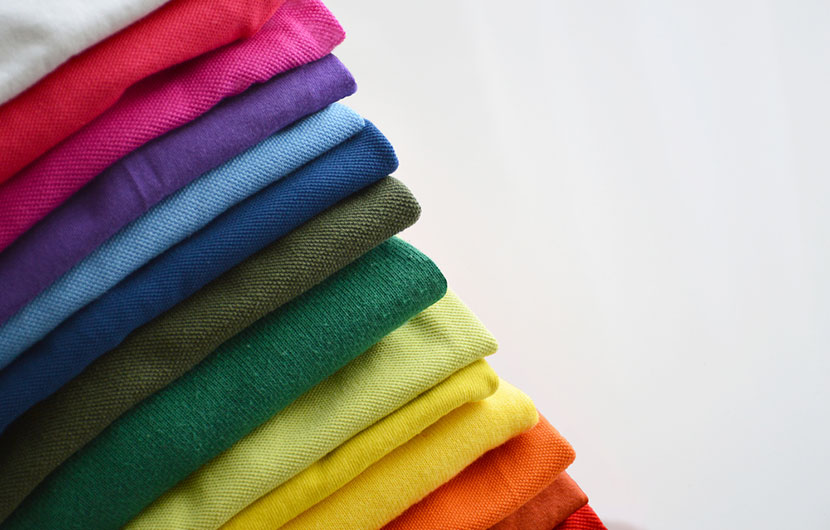 stack of folded t-shirts