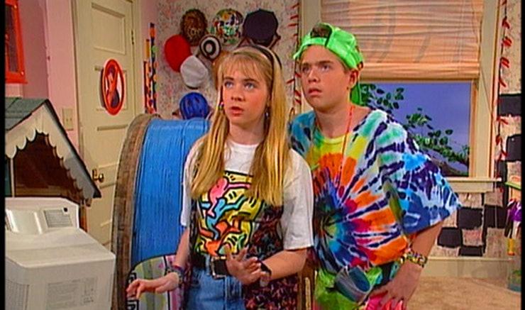 tie dye t shirt on Clarissa explains it all