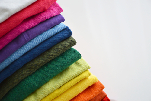 various colors of fabric