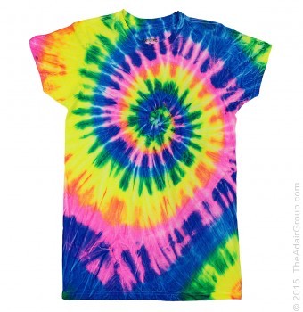 Womens Neon Rainbow Slim Fit T-Shirt