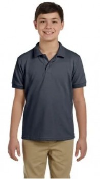 Charcoal Kids Polo Shirt
